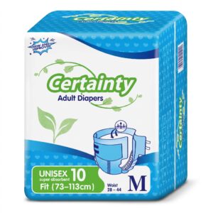 Certainty_Adult_Diapers_package_2K_202607090005 Certainty Unisex Adult Diapers With Fastening Tapes Medium (10s)