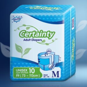 Certainty_Adult_Diapers_package_…_202607090015 Certainty Unisex Adult Diapers With Fastening Tapes Medium (10s)