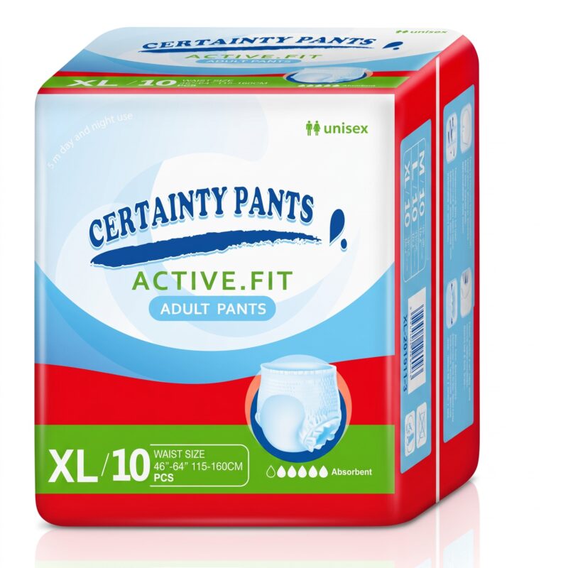 Certainty_Pants_Active.Fit_Adult…_2K_202607090110 Certainty Unisex Adult Incontinence Pull Up Pants XL (10s)