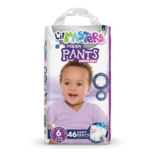 Diaper_pack_on_white_background_202607200003 L'il Masters Nappy Pants Super Dry – Size 4 Large