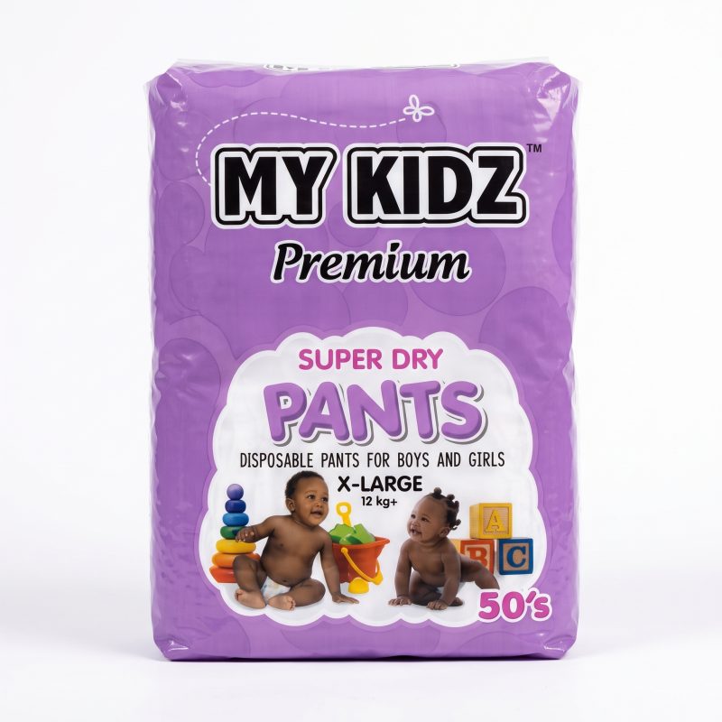 Diaper_pack_on_white_background_202607200015 My Kidz Premium Super Dry Pants – X-Large Size (12kg+)