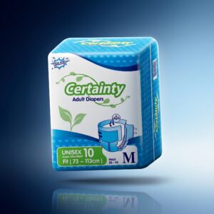 Diaper_package_advertisement_2K_202607090013 Certainty Unisex Adult Diapers With Fastening Tapes Medium (10s)