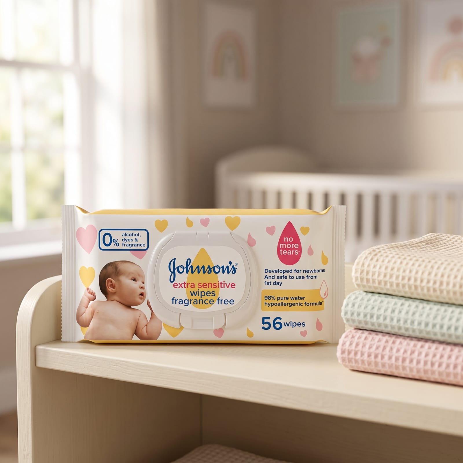 Johnson's Extra Sensitive Wipes 56's – Fragrance Free 2 WhatsApp Image 2026 07 27 at 10.19.39 PM 2