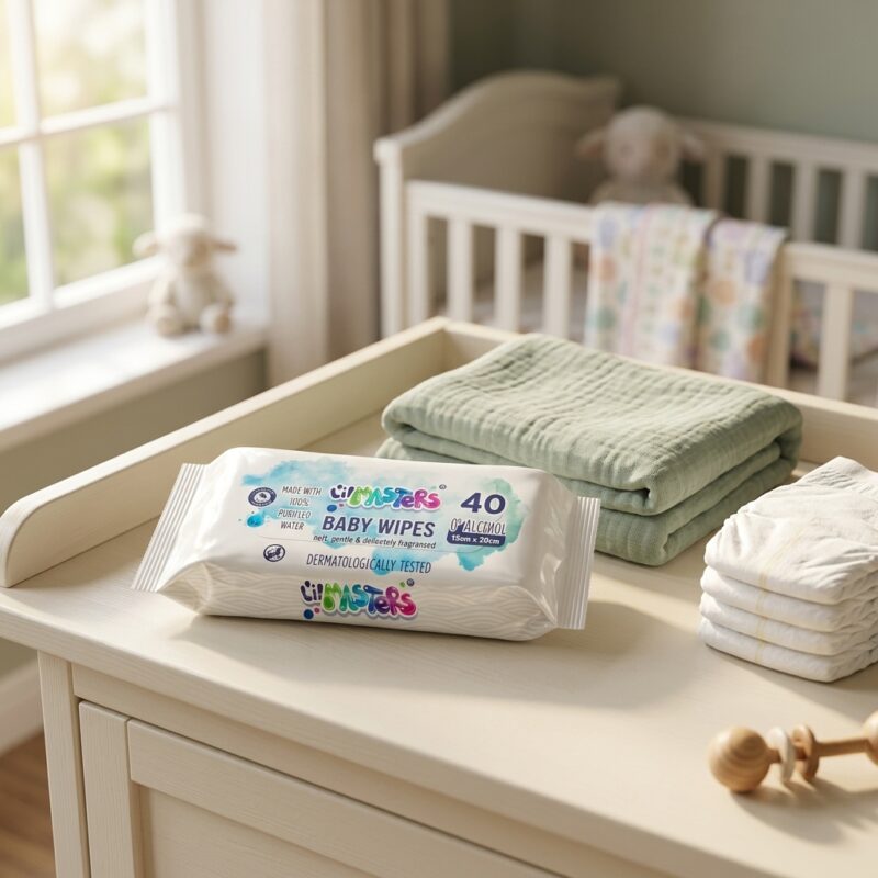 Lil Masters Baby Wipes Soft Gentle 40 Pack L'il Masters Baby Wipes – Soft & Gentle, 40 Pack