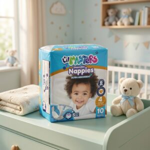 Lil Masters Disposable Nappies Size 4 Ultra Absorben 10 Packs L'il Masters Disposable Nappies Size 4 – Ultra Absorbent, 10 Pack
