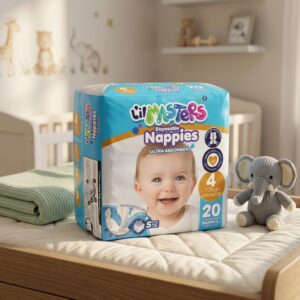 Lil Masters Disposable Nappies Size 4 Ultra Absorbent 20 Packs L'il Masters Disposable Nappies Size 4 – Ultra Absorbent, 20 Pack
