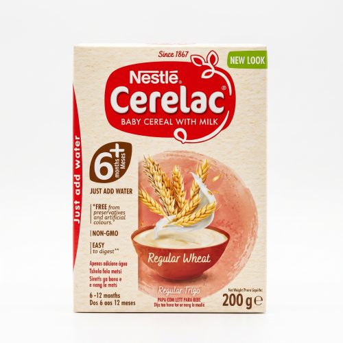 Nestlé Cerelac Regular Wheat Baby Cereal Nestlé Cerelac Regular Wheat Baby Cereal with Milk 200g