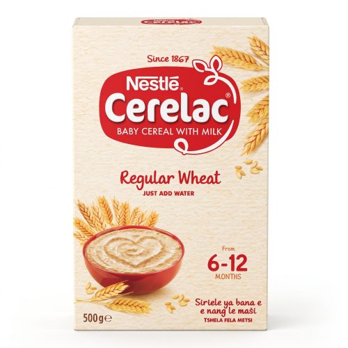 Nestlé Cerelac Regular Wheat Baby Cereal with Milk 500g Nestlé Cerelac Regular Wheat Baby Cereal with Milk 500g