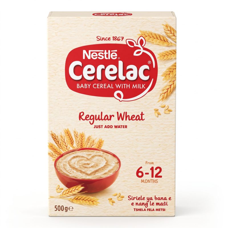 Nestlé Cerelac Regular Wheat Baby Cereal with Milk 500g Nestlé Cerelac Regular Wheat Baby Cereal with Milk 500g