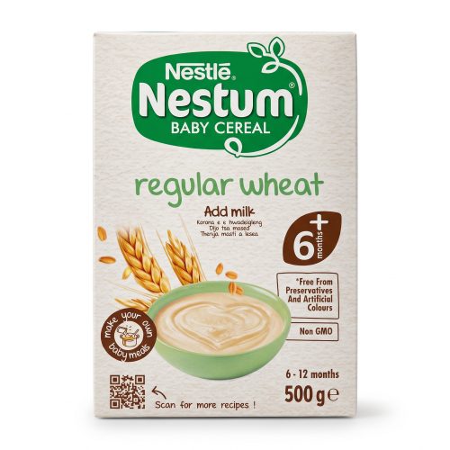 Nestlé Nestum Regular Wheat Baby Cereal Nestlé Nestum Regular Wheat Baby Cereal – 500g Pack