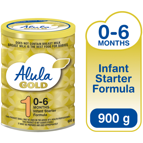 Alula Gold Newborn Infant Starter Formula 900g